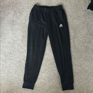 Champion Black Sweatpants Athletic Fit